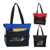 Convention Tote with Side Pockets and Pen Holders