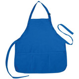 POLY-COTTON APRON WITH 3 POCKETS