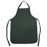 POLY-COTTON APRON WITH 2 POCKETS