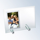 Beveled Glass Vertical Mirror Photo Frame