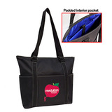 Padded Tablet Zipper Tote