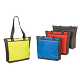 POLY TOTE BAG WITH ZIPPER